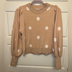 Philosophy polka dot sweater